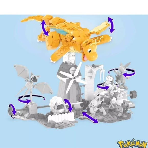 Mega x Pokémon - Dragonite Motion Building Blocks Set - Picture 4 of 5